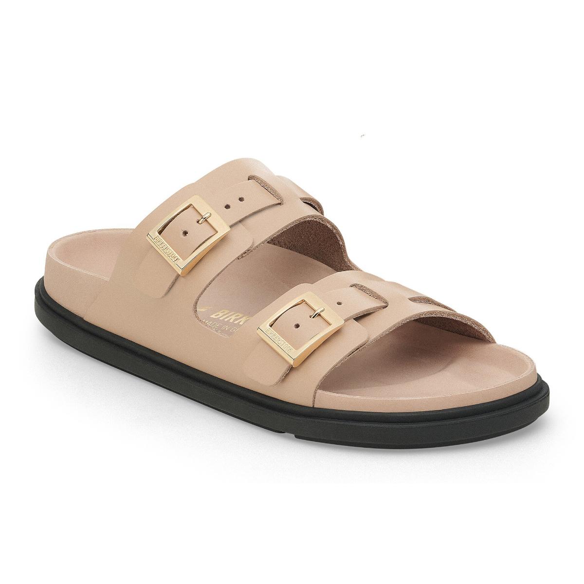 St Barths Exquisite Smooth Leather in New Beige – Birkenstock NZ