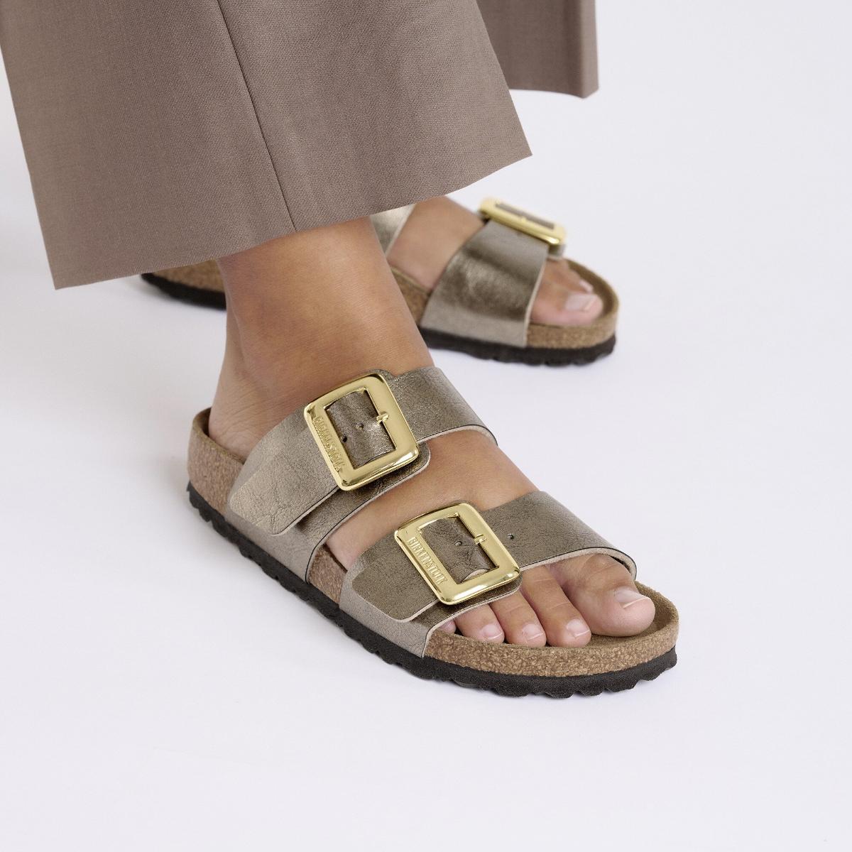 Birkenstock Sydney Cushion Buckle Graceful Taupe - Image 3