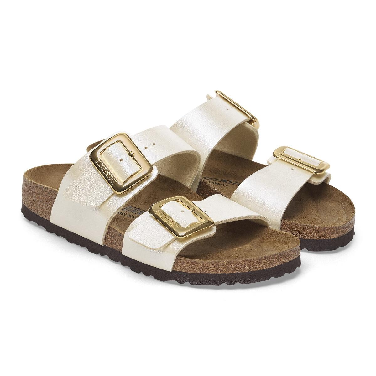 Birkenstock Sydney Cushion Buckle Pearl White - Image 6
