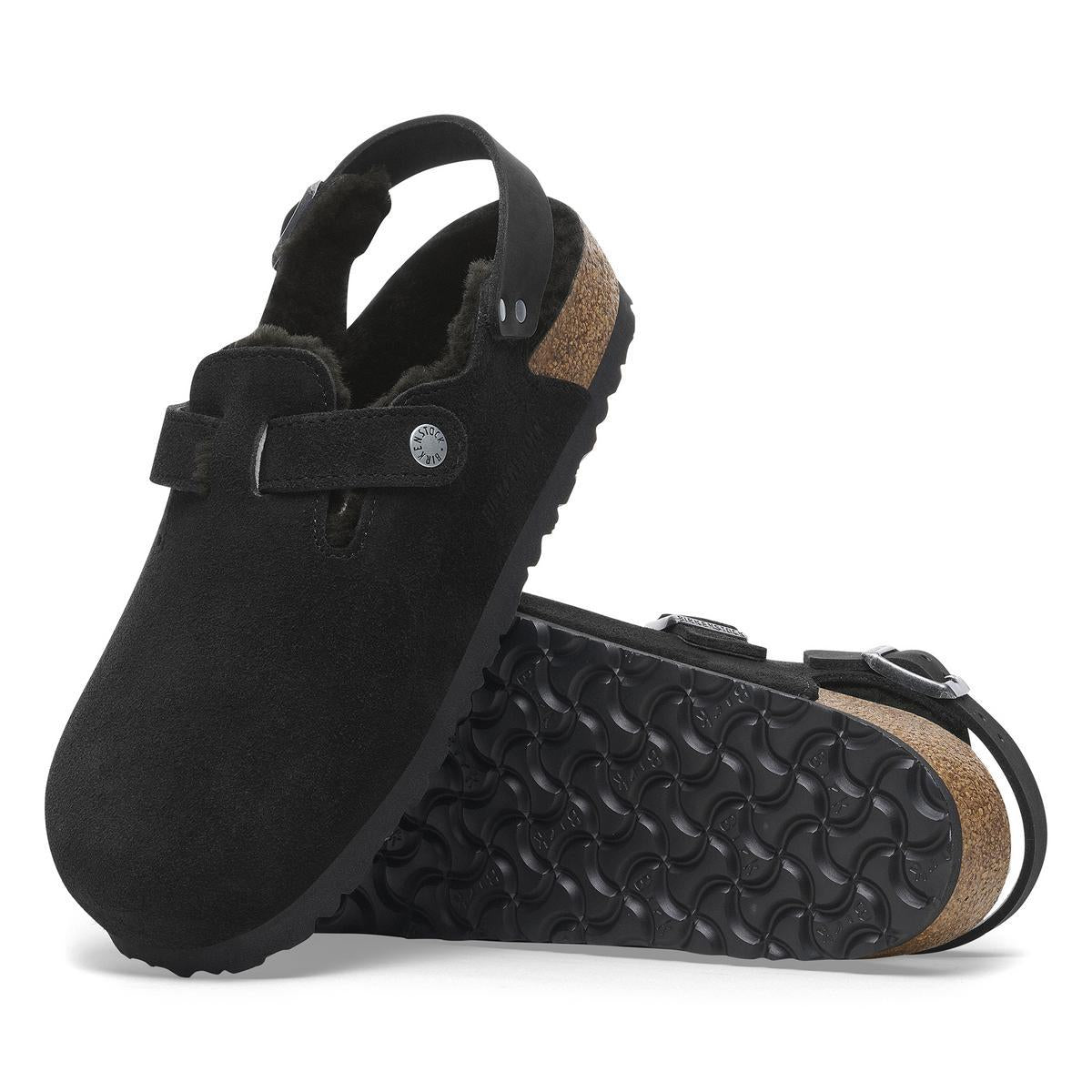 Birkenstock Tokio Shearling Black - Image 4