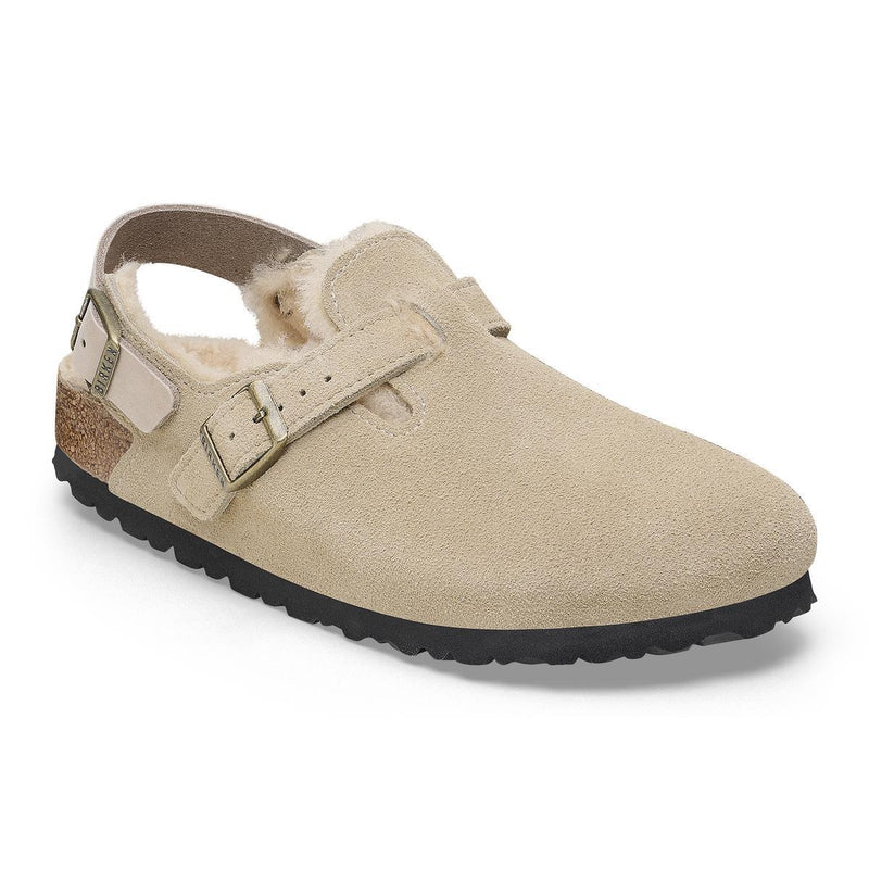 Birkenstock Tokio Shearling Taupe - Image 1