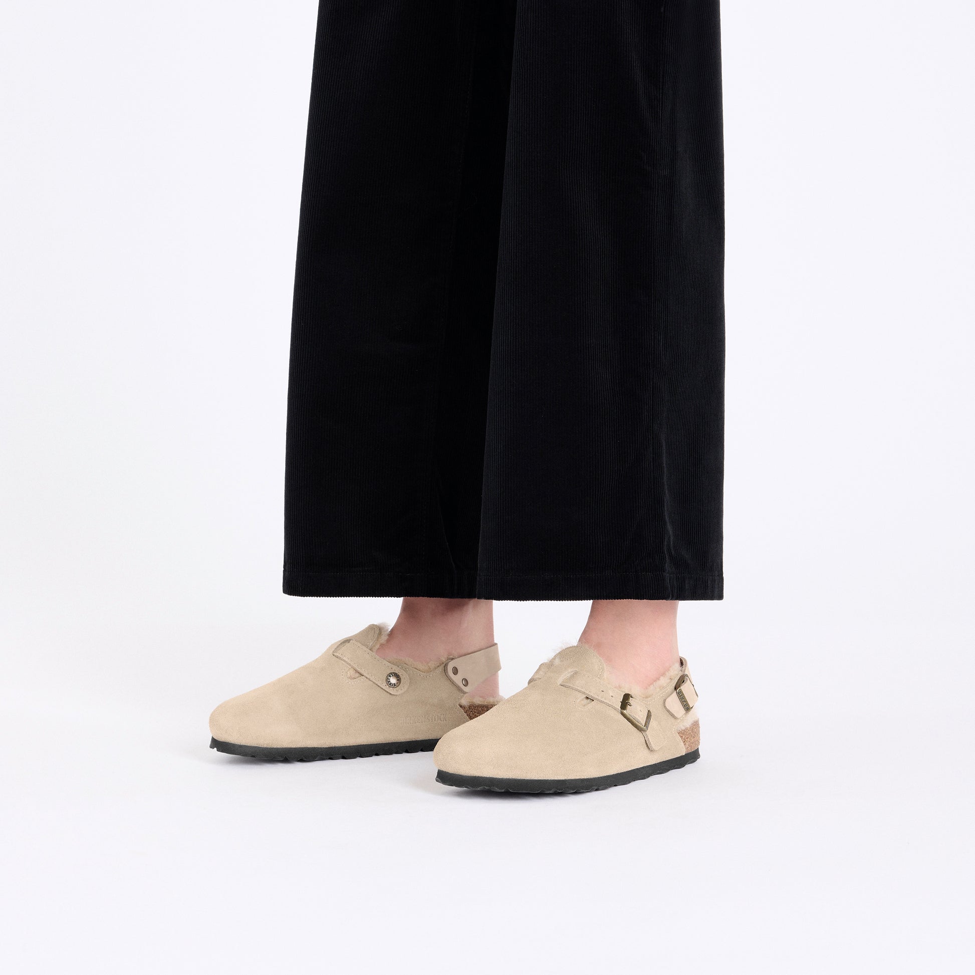 Birkenstock Tokio Shearling Taupe - Image 2