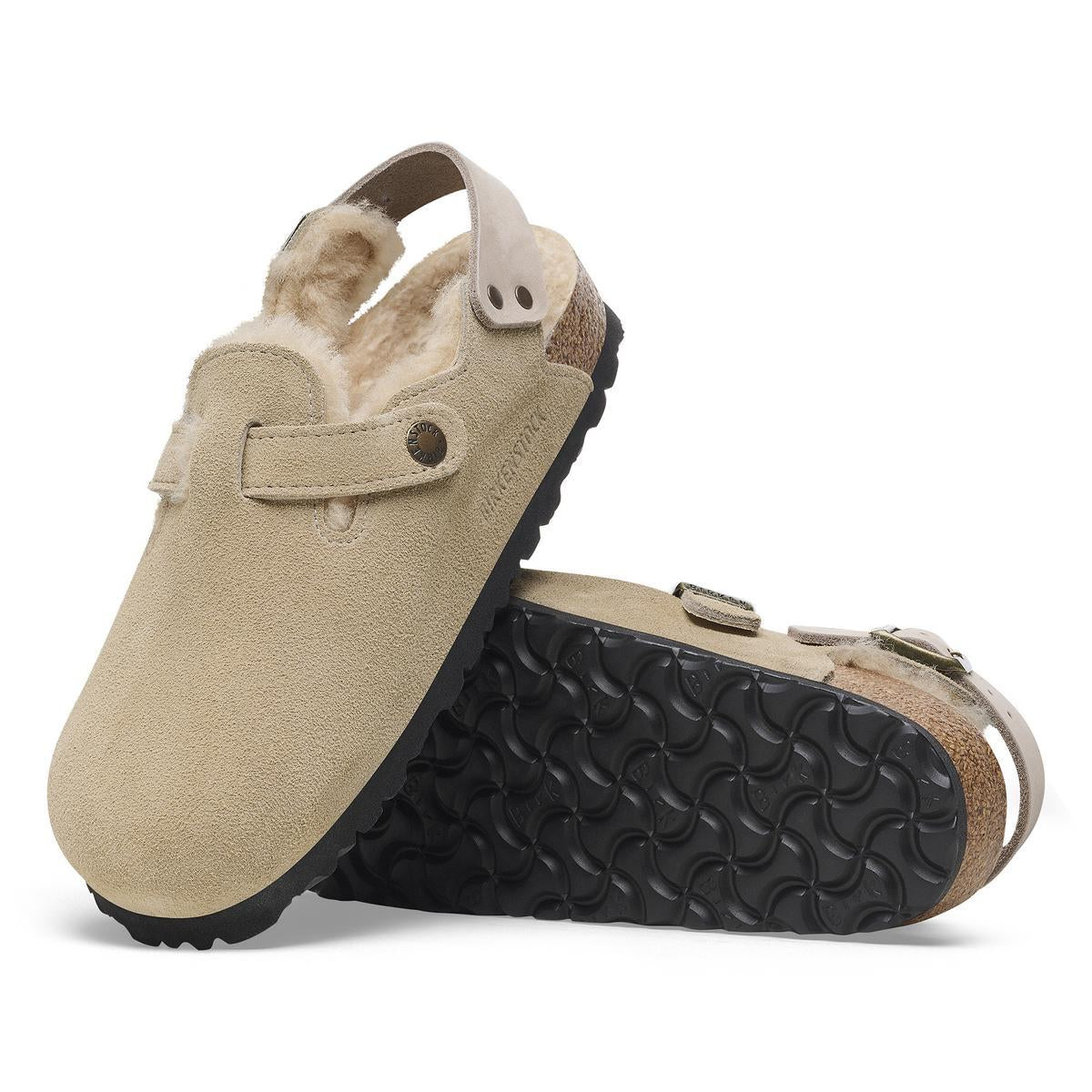 Tokio Shearling Suede Leather in Taupe – BIRKENSTOCK NZ