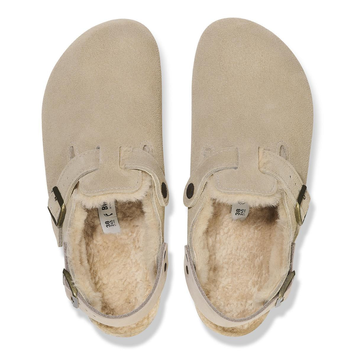 Birkenstock Tokio Shearling Taupe - Image 5
