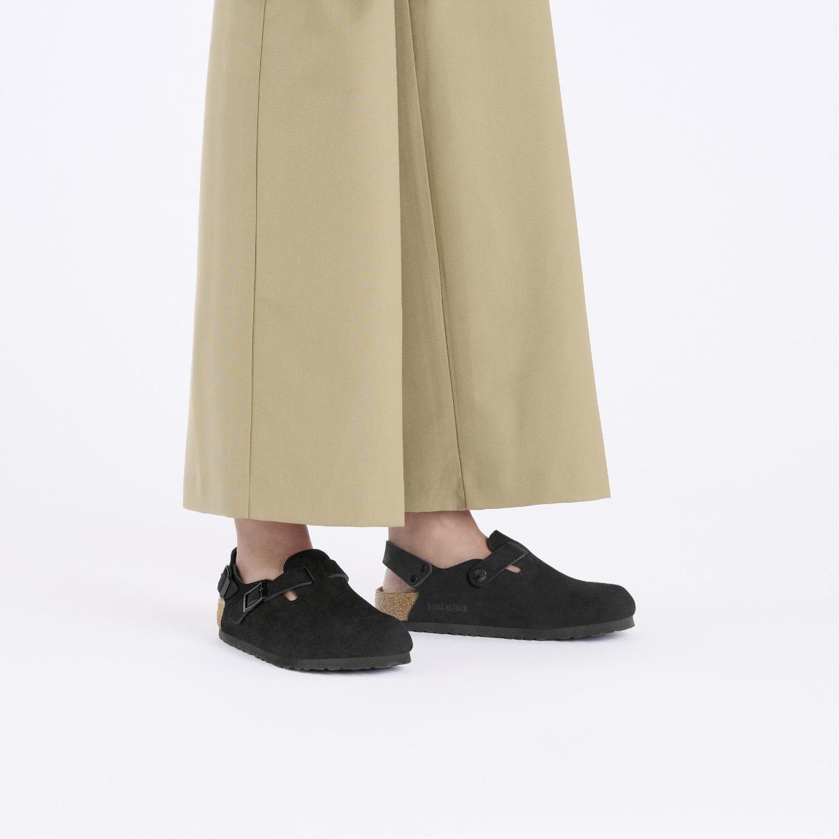 Tokio Suede Leather in Black – BIRKENSTOCK NZ