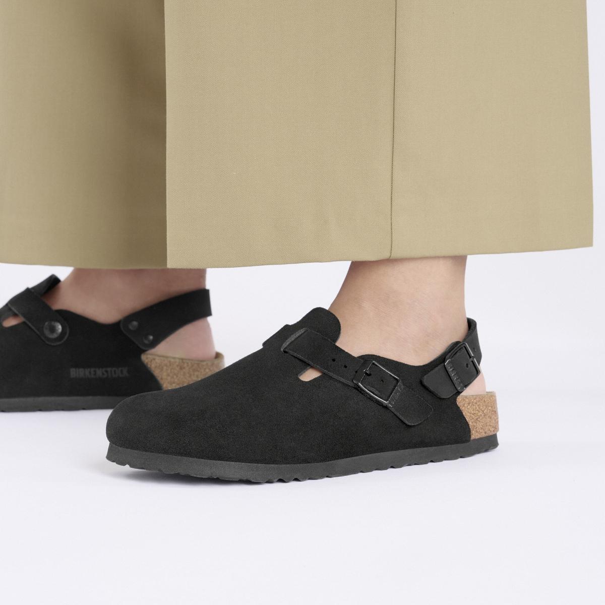 Tokio Suede Leather in Black – BIRKENSTOCK NZ