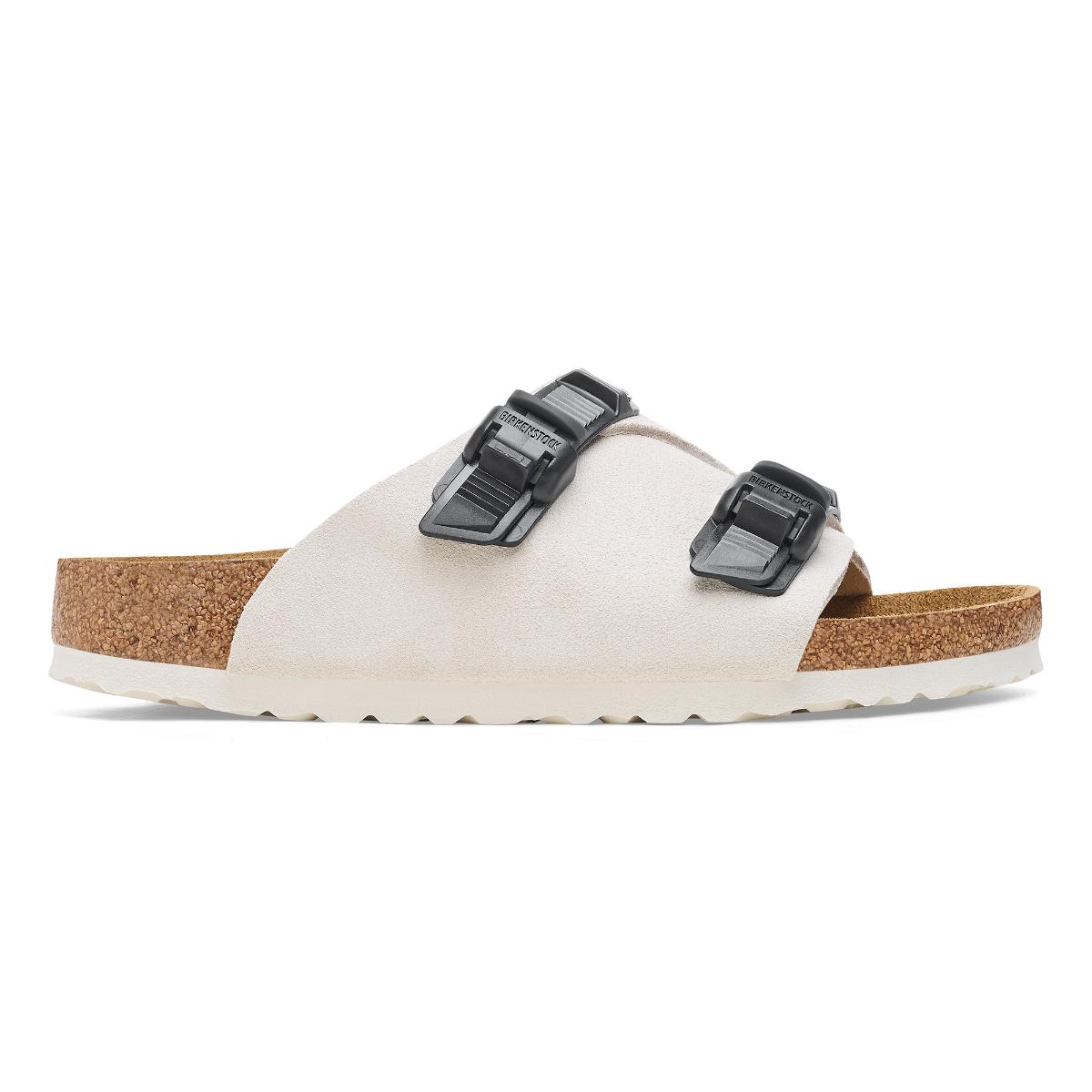 Zurich Tech Suede Leather in Antique White – Birkenstock NZ