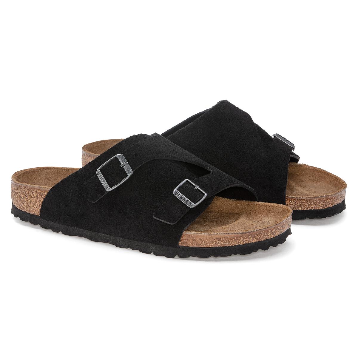 靴 BIRKENSTOCK Zurich 45 Zurich Suede Leather in Black – Birkenstock NZ