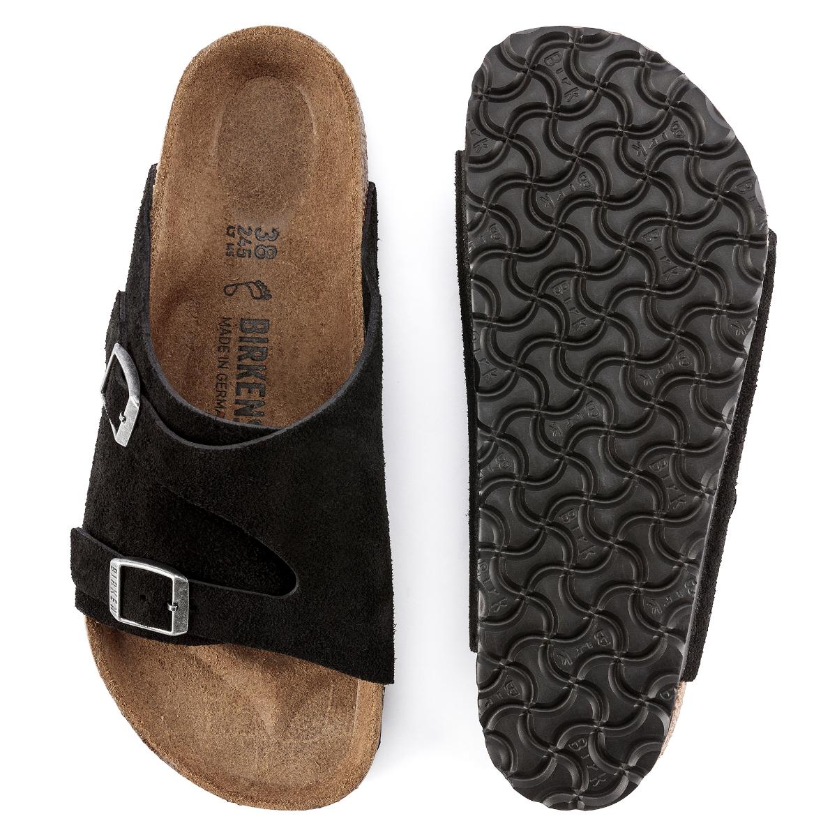 Zurich Suede Leather in Black – Birkenstock NZ