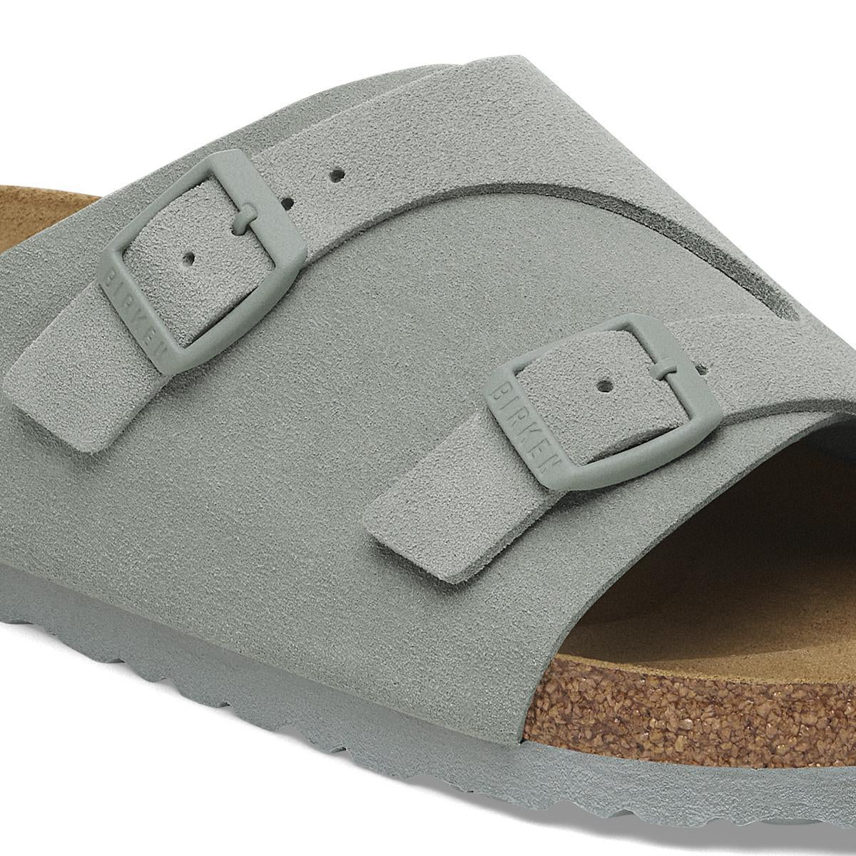 Zurich Suede Leather in Pure Sage – BIRKENSTOCK NZ