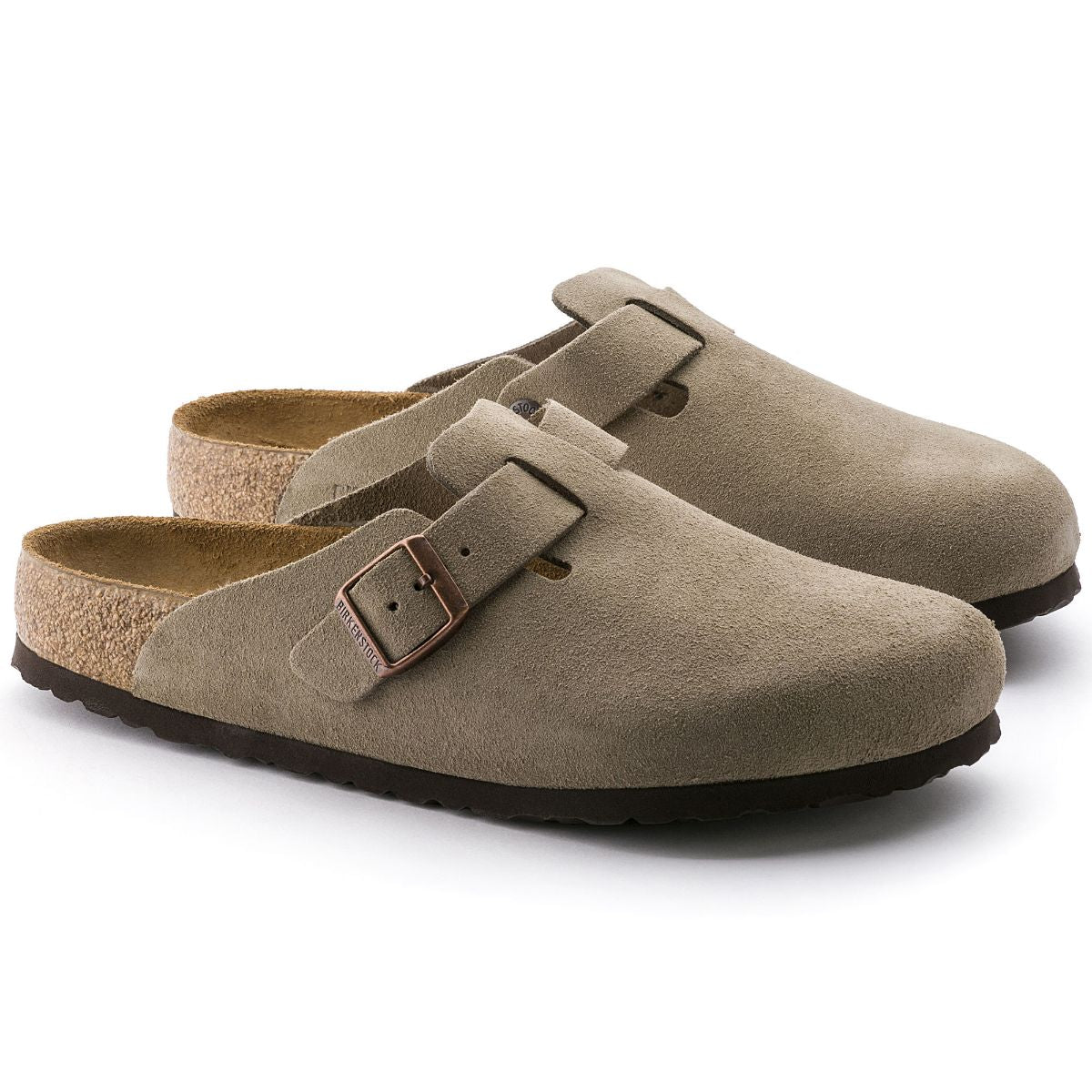 BIRKENSTOCK BOSTON TAUPE　サイズ42 Boston Soft Footbed Suede Leather in Taupe – BIRKENSTOCK NZ
