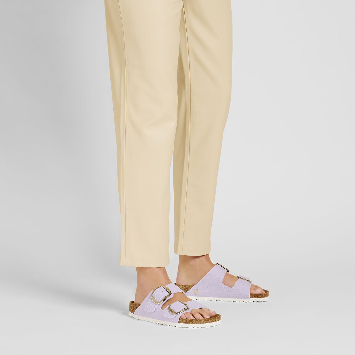 Arizona Big Buckle Textile in Purple Fog â Birkenstock NZ