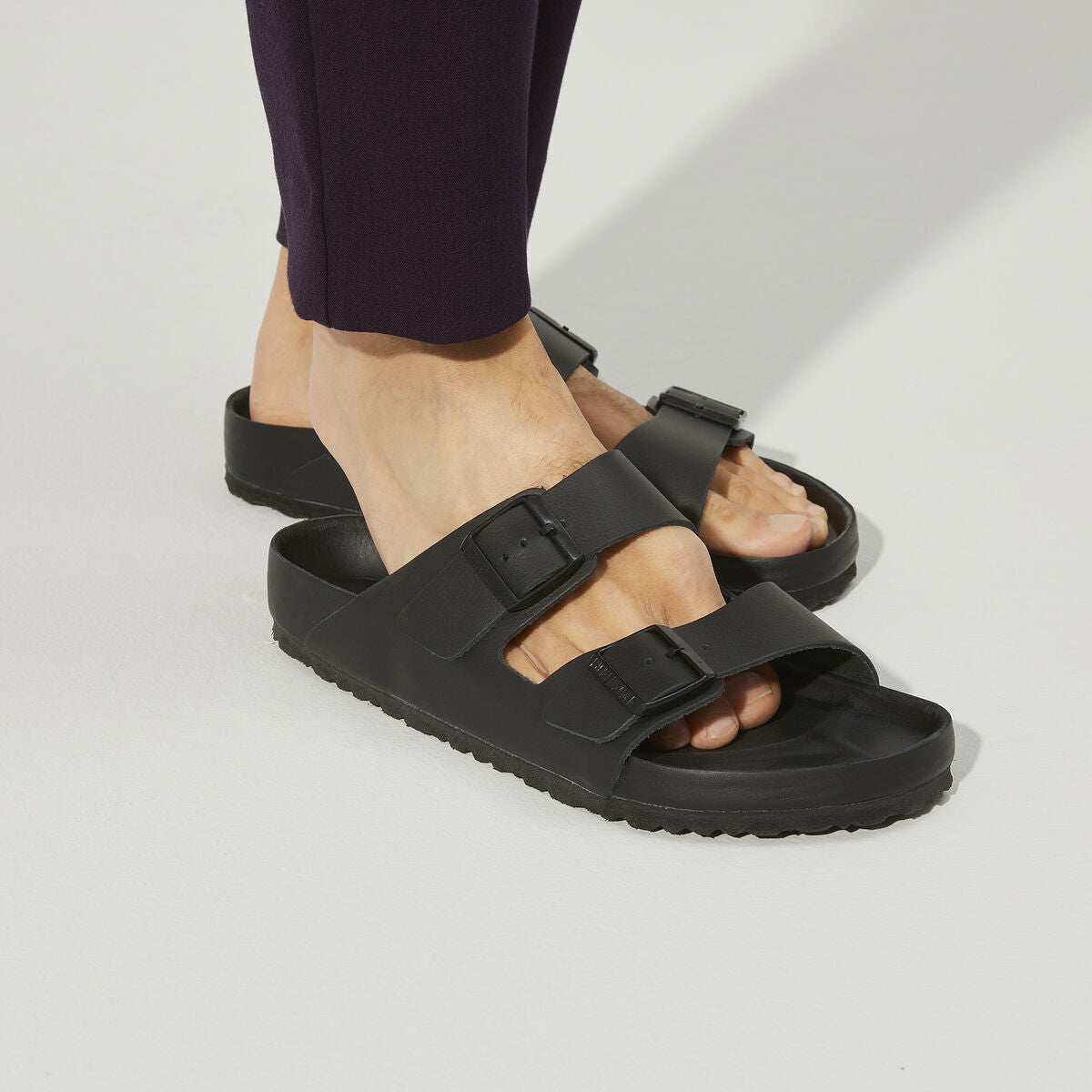 Birkenstock arizona black rubber shop