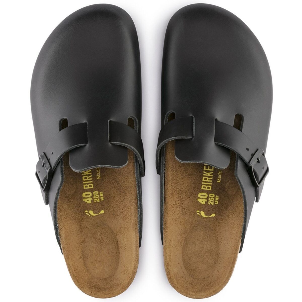 Boston Smooth Leather in Black – Birkenstock NZ