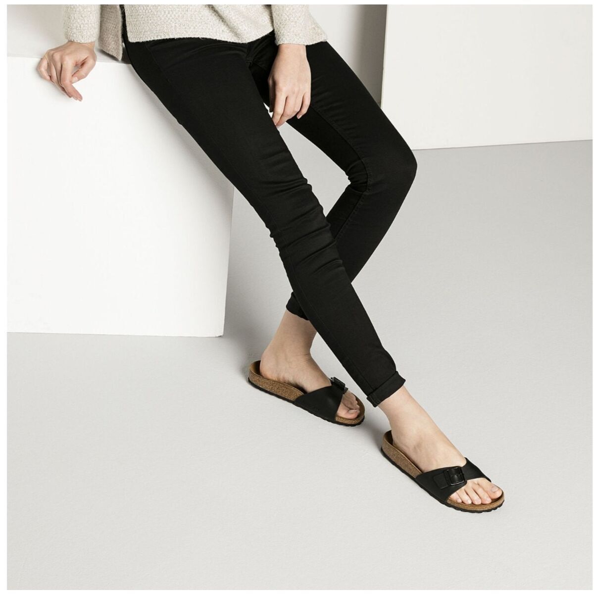 Madrid Birko-Flor in Black – Birkenstock NZ